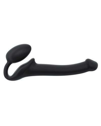 Безремневой страпон Strap-On-Me Black S, полностью регулируемый, диаметр 2,7см - Фото №1