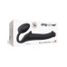 Безремінний страпон Strap-On-Me Black M, повністю регульований, діаметр 3,3 см - Фото №3