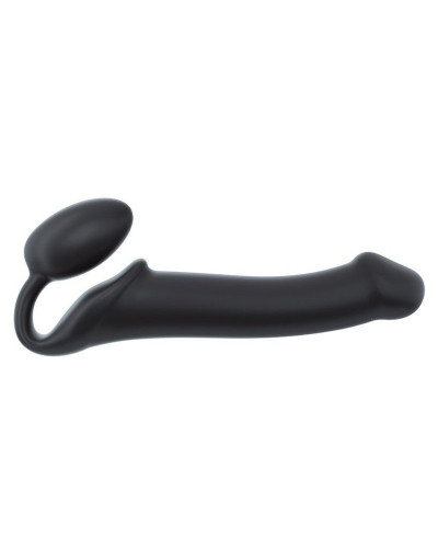 Безремінний страпон Strap-On-Me Black L, повністю регульований, діаметр 3,7 см - Фото №1