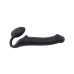 Безремневой страпон Strap-On-Me Black XL, полностью регулируемый, диаметр 4,5см - Фото №1