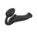 Безремневой страпон Strap-On-Me Black XL, полностью регулируемый, диаметр 4,5см - Фото №2