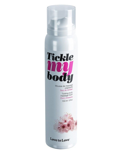 Масажна піна Love To Love TICKLE MY BODY Cherry Blossom (150 мл) зволожувальна - Фото №2