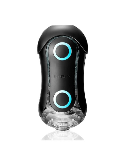 Мастурбатор Tenga Flip Orb Strong — Blue Rush, з можливістю зміни тиску та стимулювальними кульками - Фото №1