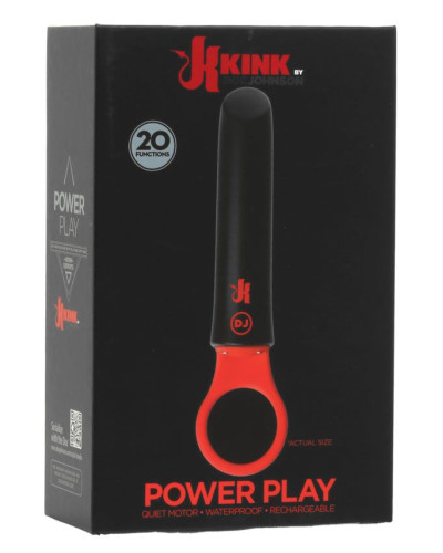 Вибратор Doc Johnson Kink - Power Play with Silicone Grip Ring - Фото №2
