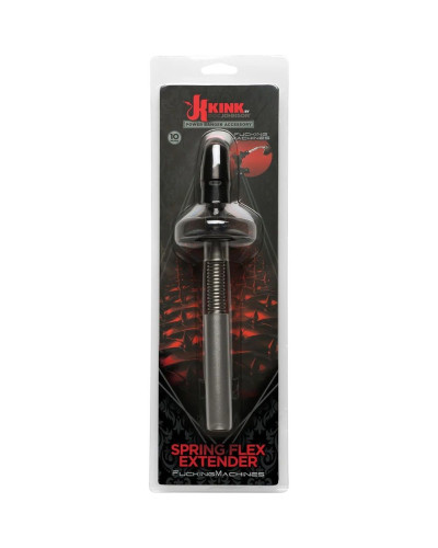 Гнучкий подовжувач-насадка для секс-машини Doc Johnson Kink - Power Banger Spring Flex Extender - Фото №4