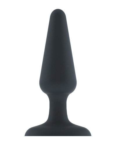 Анальна пробка з вібрацією Dorcel Best Vibe Plug M, макс. діаметр 4,1см, soft-touch силікон - Фото №1