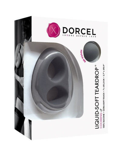 Ерекційне кільце Dorcel Liquid-Soft Teardrop для члена і мошонки, soft-touch силікон - Фото №2