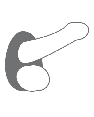 Ерекційне кільце Dorcel Liquid-Soft Teardrop для члена і мошонки, soft-touch силікон - Фото №3