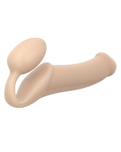 Безремінний страпон Strap-On-Me Flesh XL, повністю регульований, діаметр 4,5 см - Фото №2