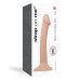 Насадка для страпону Strap-On-Me Dual Density Dildo Flesh S, діаметр 2,7 см, двошарова, гнучкий - Фото №4