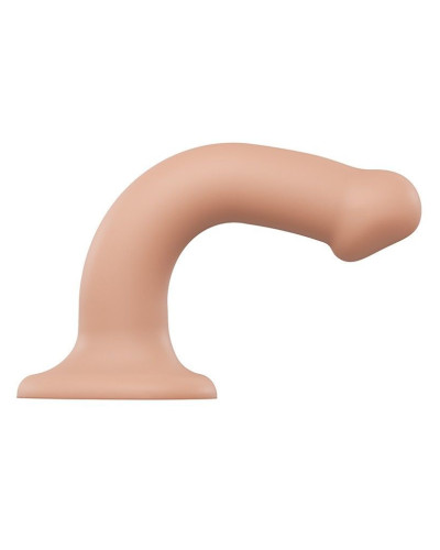 Насадка для страпона Strap-On-Me Dual Density Dildo Flesh M, діаметр 3,3 см, двошарова, гнучкий - Фото №2
