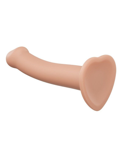 Насадка для страпона Strap-On-Me Dual Density Dildo Flesh M, діаметр 3,3 см, двошарова, гнучкий - Фото №3