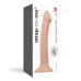 Насадка для страпона Strap-On-Me Dual Density Dildo Flesh M, діаметр 3,3 см, двошарова, гнучкий - Фото №4