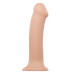Насадка для страпона Strap-On-Me Dual Density Dildo Flesh XL, диаметр 4,5см, двухслойная, гибкая - Фото №1