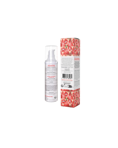 Массажное масло EXSENS Strawberry 50 мл разогревающее, без сахара, без парабенов, съедобное - Фото №3