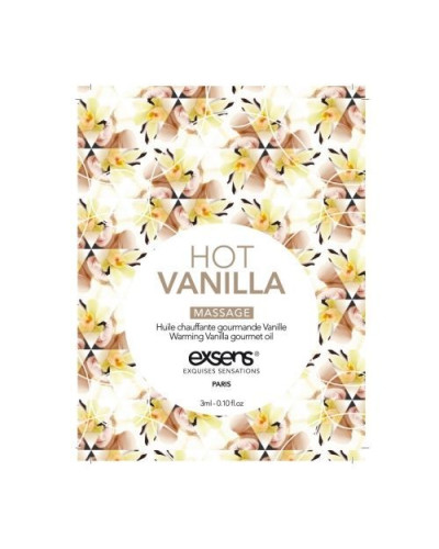 Пробник массажного масла EXSENS Hot Vanilla 3мл - Фото №1
