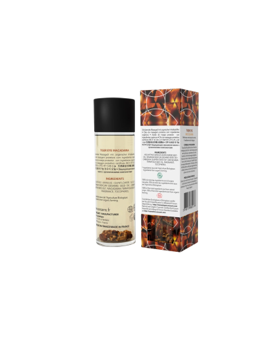 Массажное масло EXSENS Tiger Eye Macadamia (защита с тигровым глазом) 100мл, натуральное - Фото №2