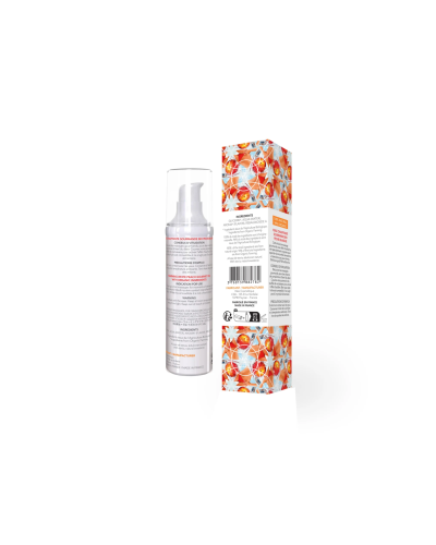 Массажное масло EXSENS Organic White Peach 50 мл разогревающее, без сахара, без парабенов, съедобное - Фото №2