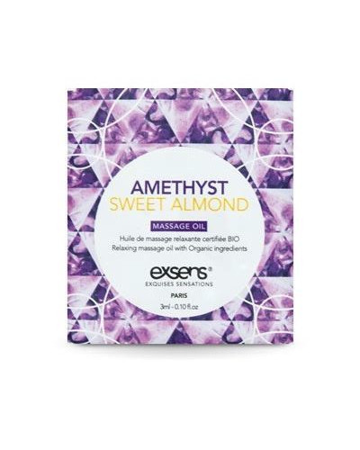 Пробник масажної олії EXSENS Amethyst Sweet Almond 3мл - Фото №1