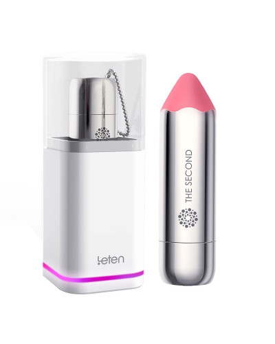 Вибропуля Leten The Second scented powder с индукционной зарядкой, водонепроницаемая, очень мощная - Фото №1