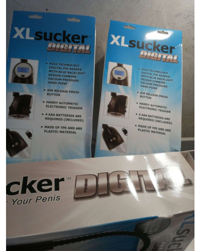 Вакуумна помпа XLsucker Digital з електронним манометром (м'ята упаковка!!!) - Фото №2