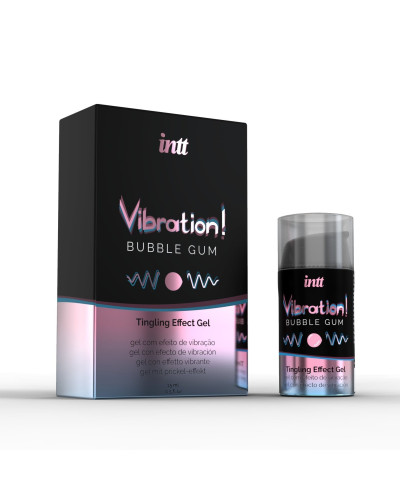 Рідкий вібратор Intt Vibration Bubble Gum (15 мл) (без пакування!!!) - Фото №1