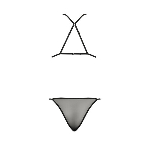 Ажурний боді Passion AZALIA BODY S/M, black