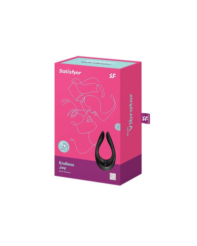 Вибратор для пар Satisfyer Endless Joy Black, 3 независимых мотора, многофункциональный - Фото №4