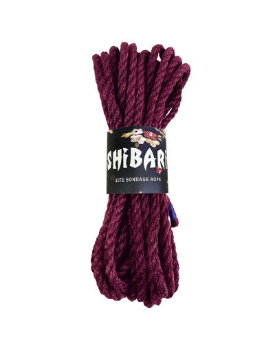 Джутовая веревка для Шибари Feral Feelings Shibari Rope, 8 м фиолетовая - Фото №1