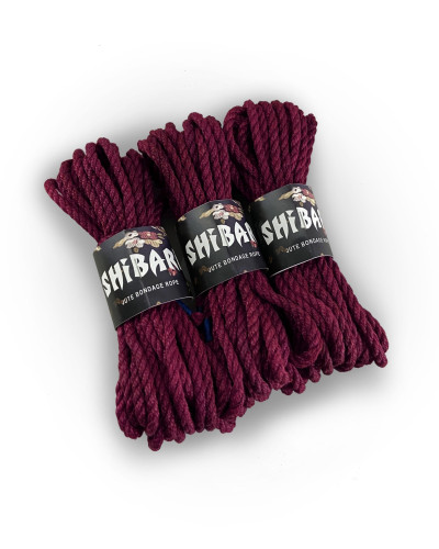 Джутовая веревка для Шибари Feral Feelings Shibari Rope, 8 м фиолетовая - Фото №2