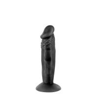 Фаллоимитатор с присоской Real Body - Real Zack Black, TPE, диаметр 3,7см