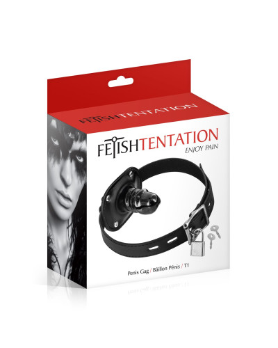 Кляп з маленьким фалоімітатором Fetish Tentation Penis Gag T1 - Фото №2