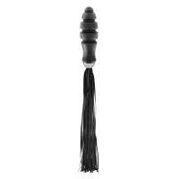 Флоггер с ручкой для проникновения Fetish Tentation Whip with Ogive Handle