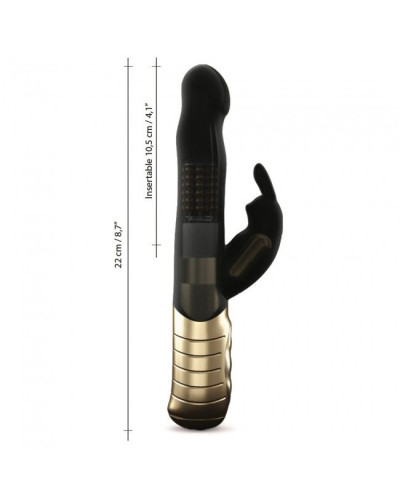 Вибратор-кролик Dorcel Baby Rabbit Gold 2.0 с жемчужным массажем и вращающейся головкой - Фото №6
