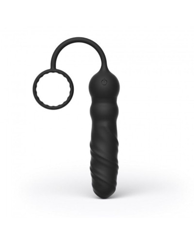 Анальний вібратор Dorcel Deep Seeker з ерекційним кільцем і пультом ДК - Фото №1