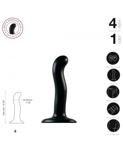 Насадка для страпона Strap-On-Me P&G-Spot Dildo, силікон, розмір S - Фото №2