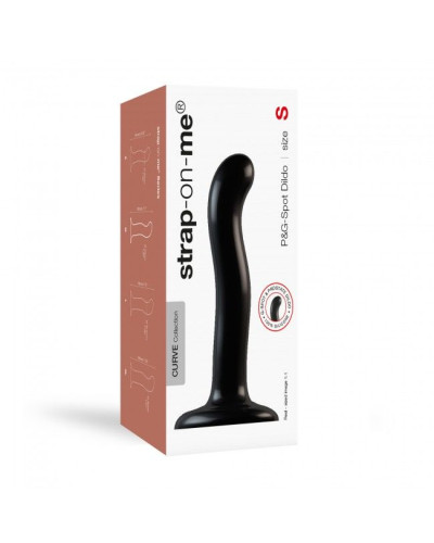 Насадка для страпона Strap-On-Me P&G-Spot Dildo, силікон, розмір S - Фото №8