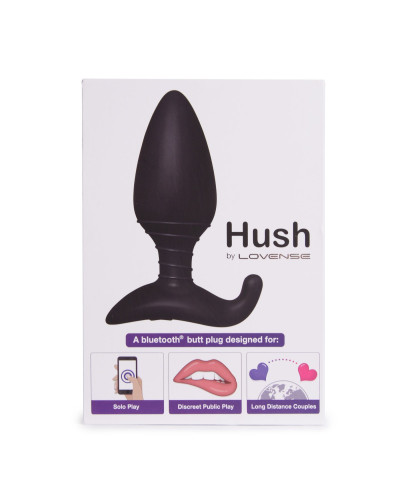 Анальна смарт вібропробка Lovense Hush, розмір L - Фото №5