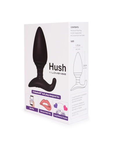 Анальна смарт вібропробка Lovense Hush, розмір L - Фото №7