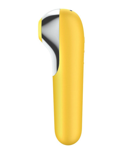 Смарт-вібратор та вакуумний стимулятор 2-в-1 Satisfyer Dual Love Yellow - Фото №3