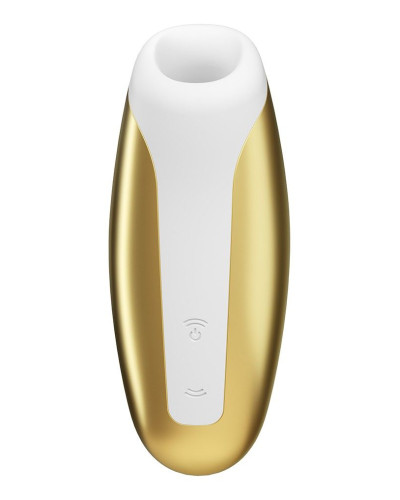 Миниатюрный вакуумный стимулятор Satisfyer Love Breeze Yellow - Фото №2