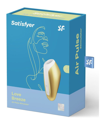Миниатюрный вакуумный стимулятор Satisfyer Love Breeze Yellow - Фото №3