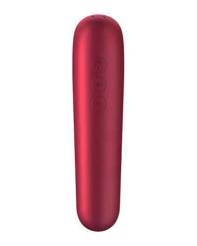 Смарт-вибратор и вакуумный стимулятор 2в1 Satisfyer Dual Love Pink - Фото №2