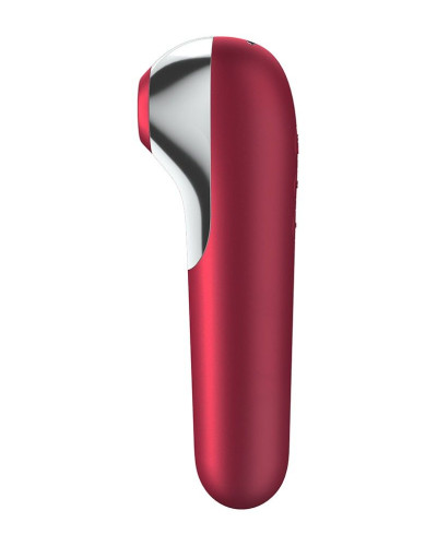 Смарт-вибратор и вакуумный стимулятор 2в1 Satisfyer Dual Love Pink - Фото №3