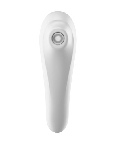 Смарт-вібратор та вакуумний стимулятор 2в1 Satisfyer Dual Pleasure White - Фото №2