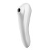 Смарт-вібратор та вакуумний стимулятор 2в1 Satisfyer Dual Pleasure White - Фото №4