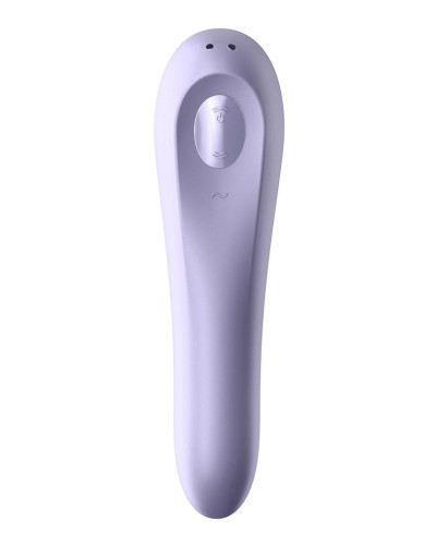 Смарт-вібратор та вакуумний стимулятор 2в1 Satisfyer Dual Pleasure Mauve - Фото №3