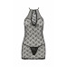 Полупрозрачная сорочка Passion AZALIA CHEMISE XXL/XXXL, black - Фото №5