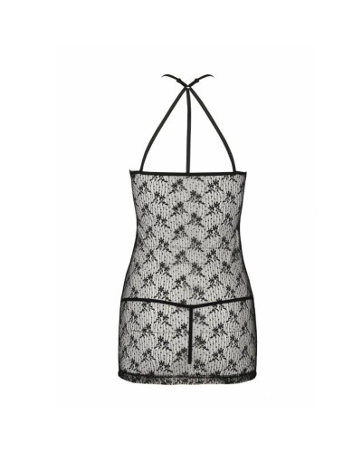 Полупрозрачная сорочка Passion AZALIA CHEMISE XXL/XXXL, black - Фото №6