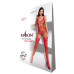 Ажурный бодистокинг с имитацией чулок Passion BS074 red - Фото №4